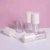 China Factory 4ml White ABS Small Spoon Brush Lip Glaze Lip Gloss Tube