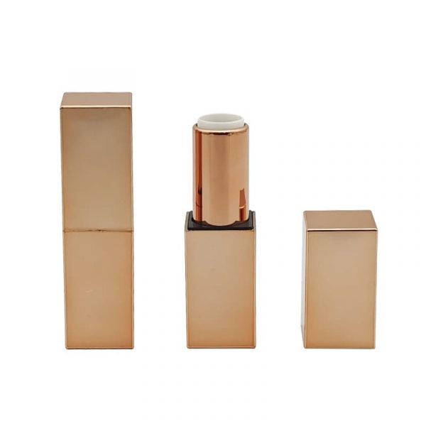 Customized 3.5g gold ABS magnetic closure lipstick lipstick tube
