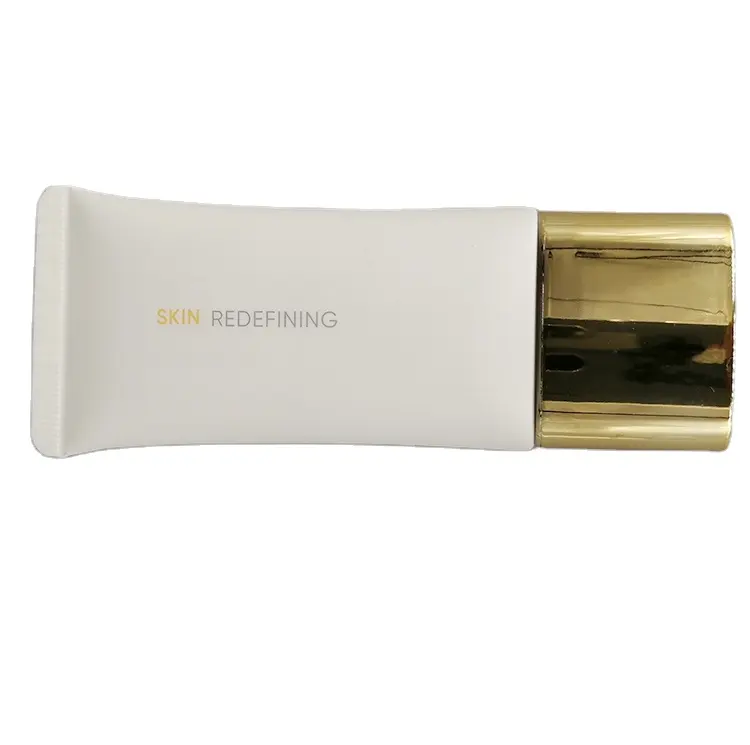 Customized Logo 30ML White Tube with Aluminum Cap Cream Tube