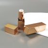 High quality 3.5g gold color ABS high-end lipstick tube packaging material