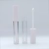 High quality 4ml clear bottle with white cap plastic lip gloss tube