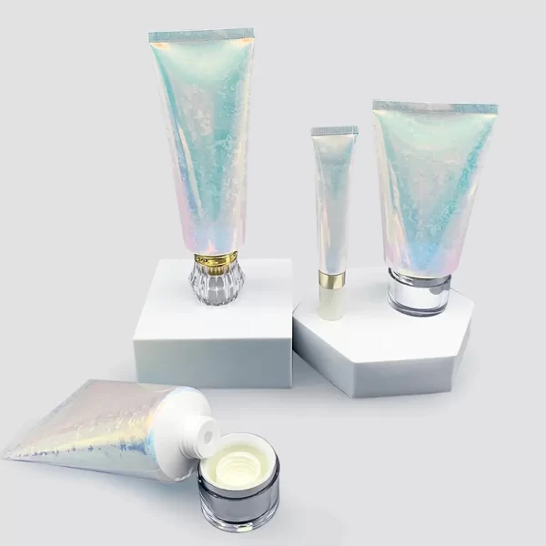 Luxury 50ML100ML Shiny Laser Plastic Extruded Cosmetic Hose
