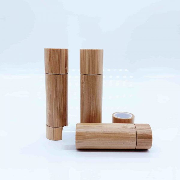 Luxury 5g wood color bamboo lipstick tube lipstick tube