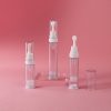 wholesale10ml transparent plastic cosmetic vacuum eye cream bottle
