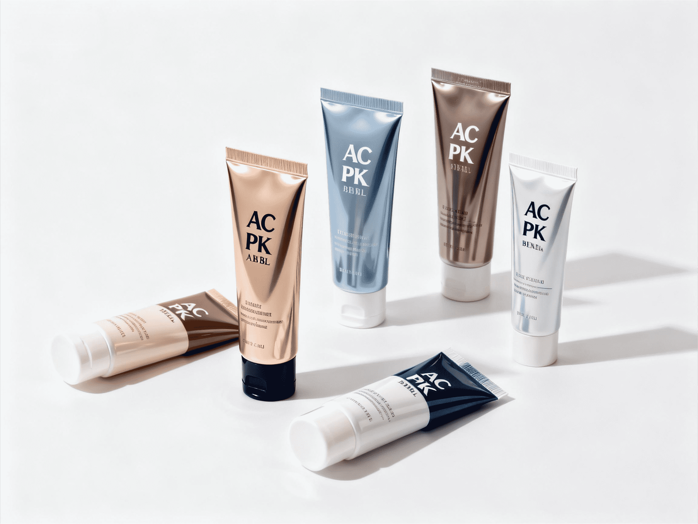 cosmetic samples tubes for skincare