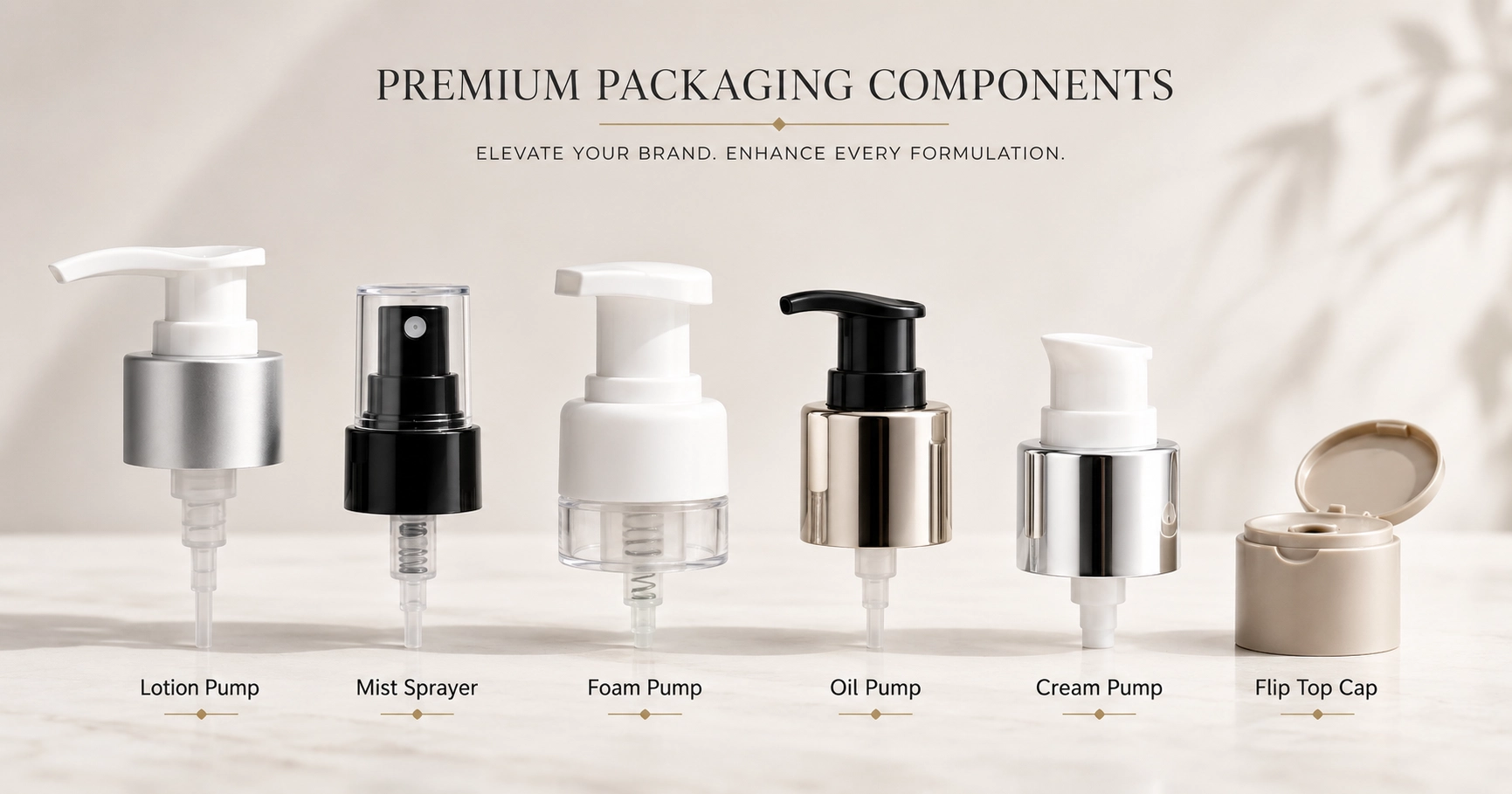 Lotion mist foam oil cream pumps for bottles